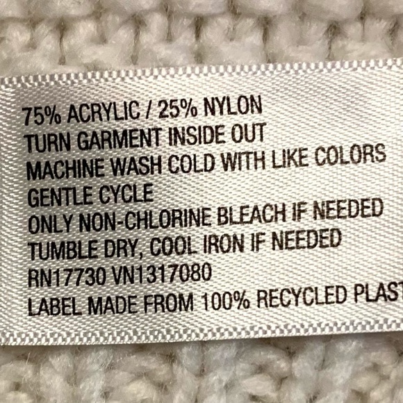 A New Day Ivory Waffle Knit Cozy Sweater - Picture 10 of 11